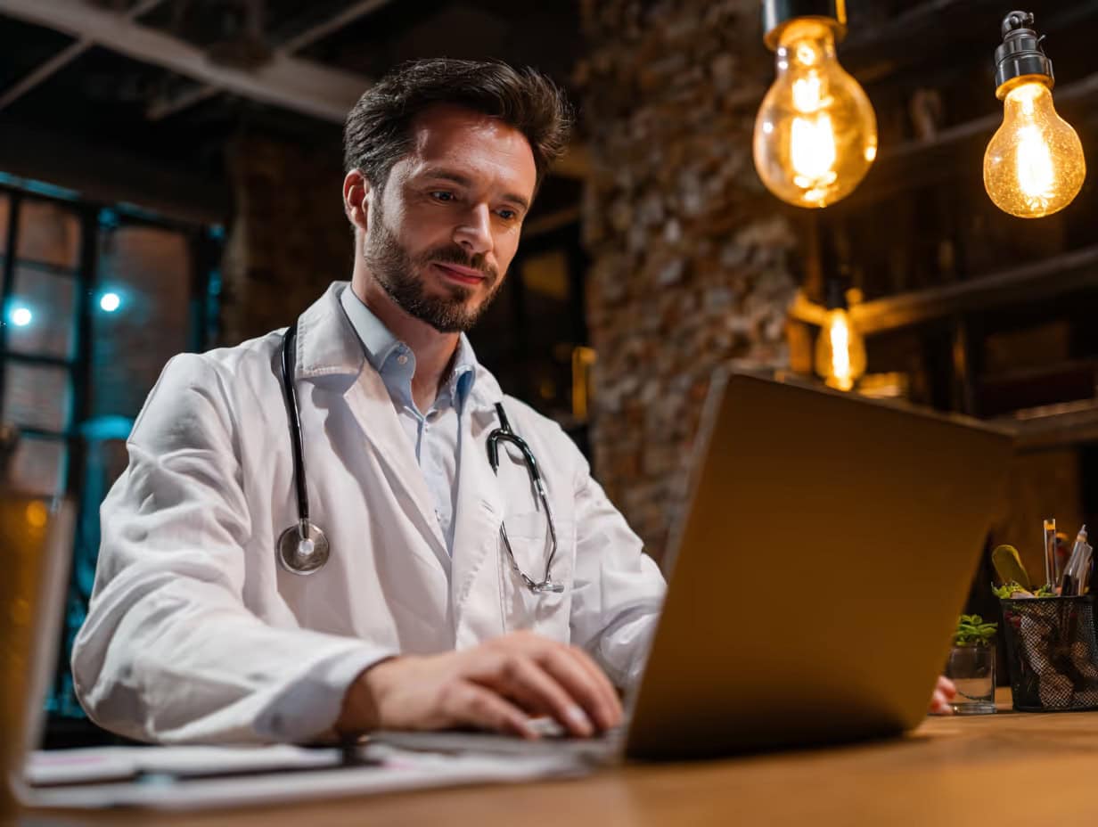 doctor working